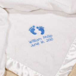 Blue Baby Fleece Blanket